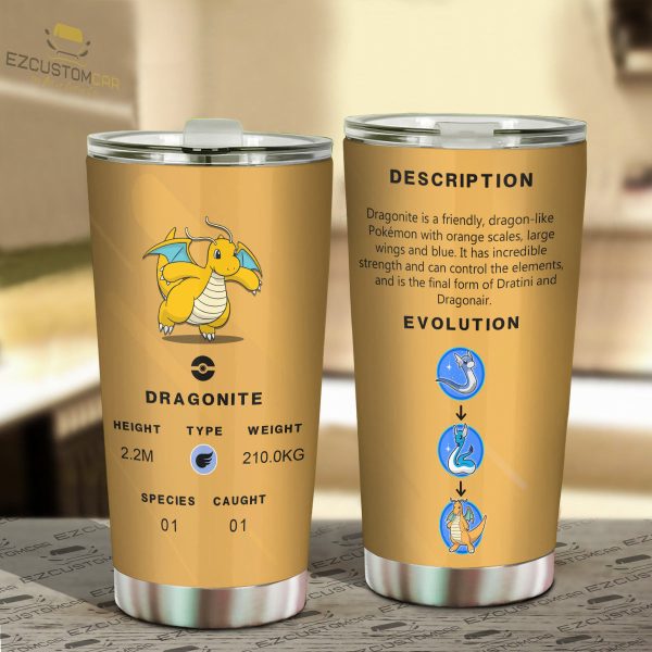 Dragonite Travel Mug – Gift Idea for Pokemon fans