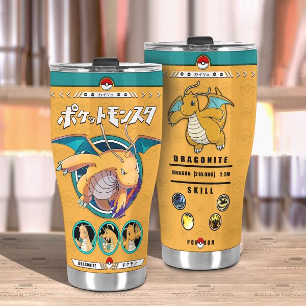 dragonite travel mug ideal tumbler for your pokemon collections yrugf