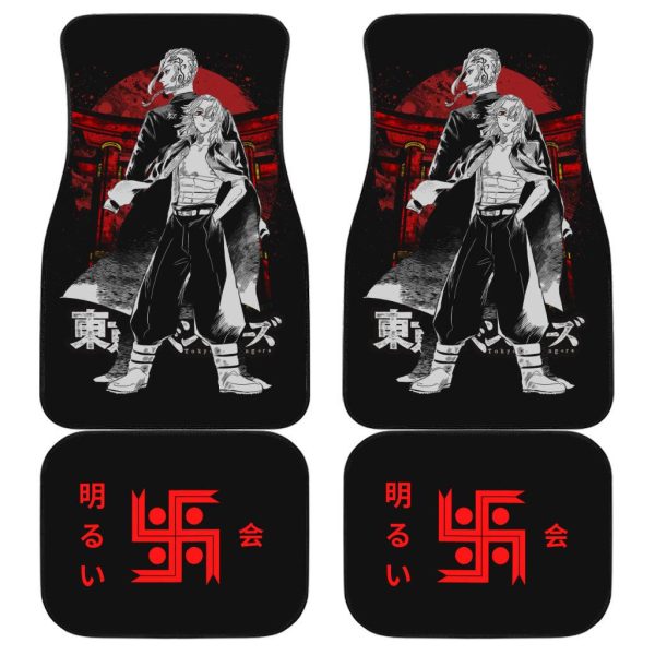 draken and mickey car floor mats custom tokyo revengers anime car accessories ahsxs