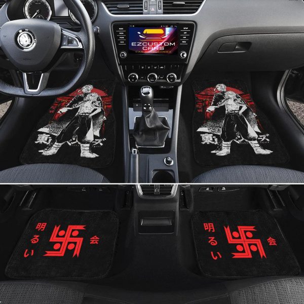 Mikey & Draken Car Floor Mats Custom Tokyo Revengers Anime Car Accessories