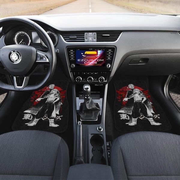 draken and mickey car floor mats custom tokyo revengers anime car accessories ij4vk