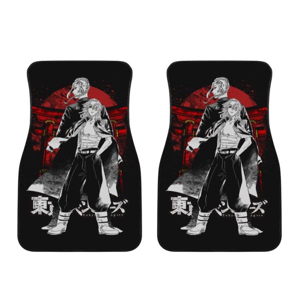 draken and mickey car floor mats custom tokyo revengers anime car accessories wjhgz