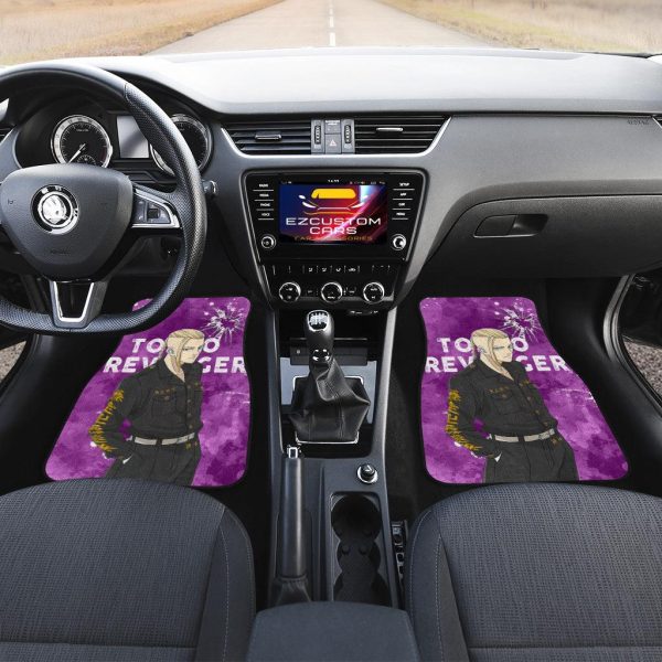 draken car floor mats custom tokyo revengers anime car accessories 499my