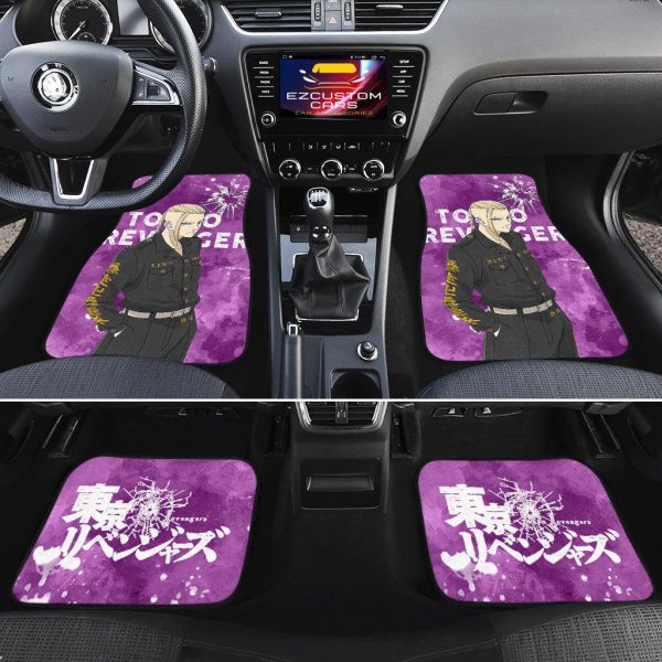 draken car floor mats custom tokyo revengers anime car accessories 5nk4g