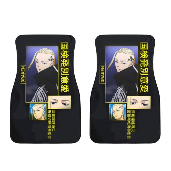 Draken Car Floor Mats Custom Tokyo Revengers Anime Car Accessories