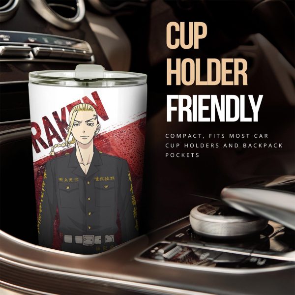 Draken Car Tumbler Cup Custom Tokyo Revenger Anime Car Accessories