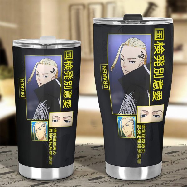 draken car tumbler cup custom tokyo revenger anime car accessories eiaud