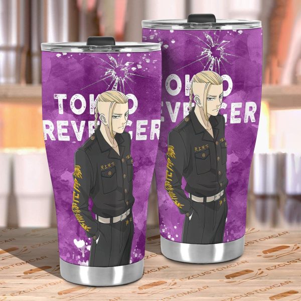 draken car tumbler cup custom tokyo revenger anime car accessories rerut