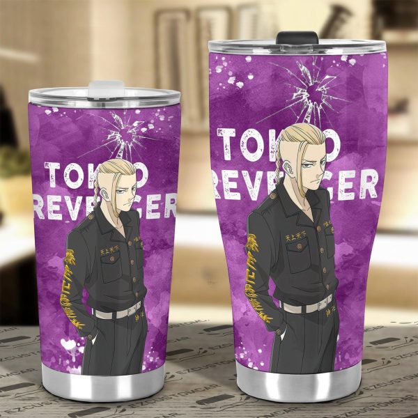 draken car tumbler cup custom tokyo revenger anime car accessories upzgg