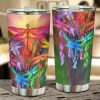 Dream Catcher Dragonfly Car Tumbler Cup Custom Dragonfly Car Accessories