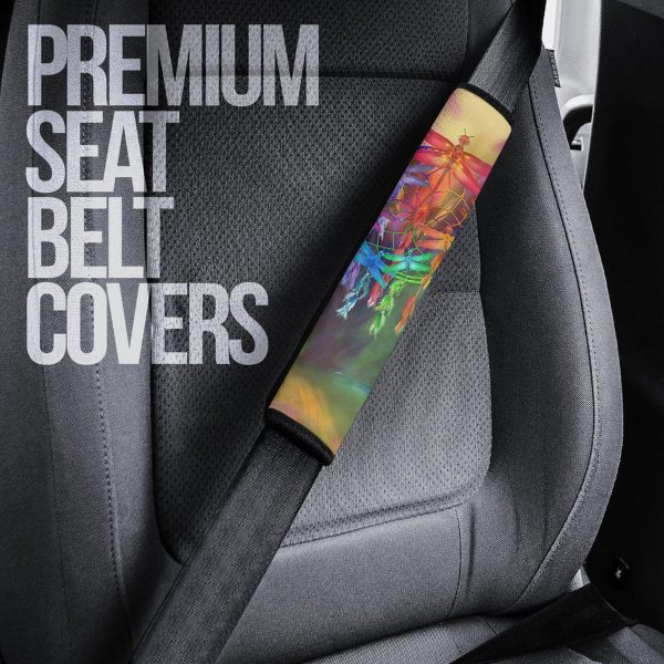 dream catcher dragonfly seat belt covers custom dragonfly car accessories aumme