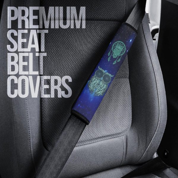 dream catcher owl seat belt covers custom owl car accessories eyrot