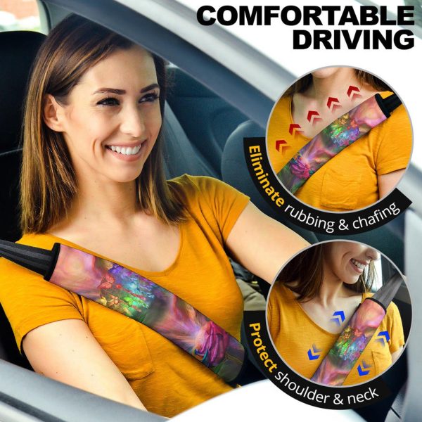 dreamcatcher butterfly seat belt covers custom butterfly car accessories khxj3