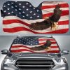 Eagle American Flag Custom Car Windshield Sun Shade