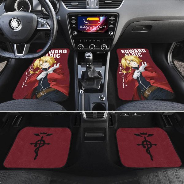 edward car floor mats fullmetal alchemist anime car accessories ezgeg