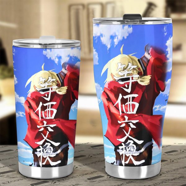 edward elric car tumbler cup custom fullmetal alchemist anime car accessories awvcm