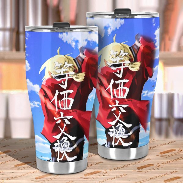 edward elric car tumbler cup custom fullmetal alchemist anime car accessories jqv2y