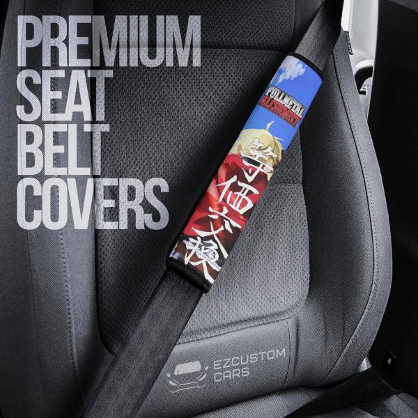 edward elric seat belt covers custom anime fullmetal alchemist car accessories crmna