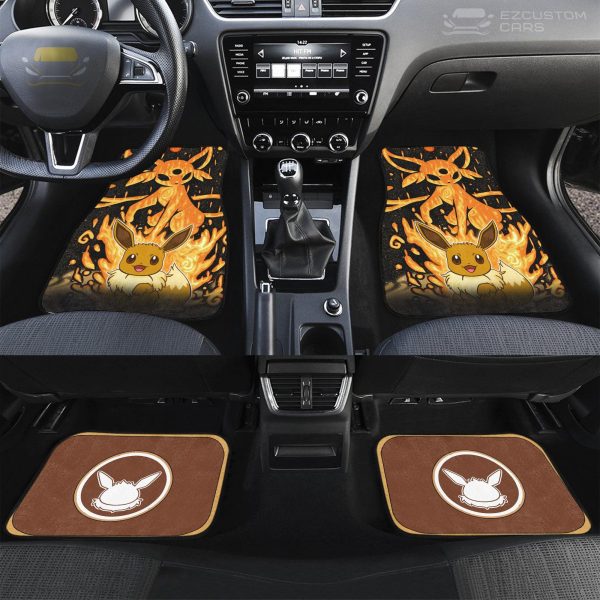 eevee pokemon car floor mats custom anime car accessories 67pix