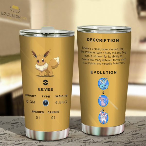 eevee travel mug gift idea for pokemon fans glxgj