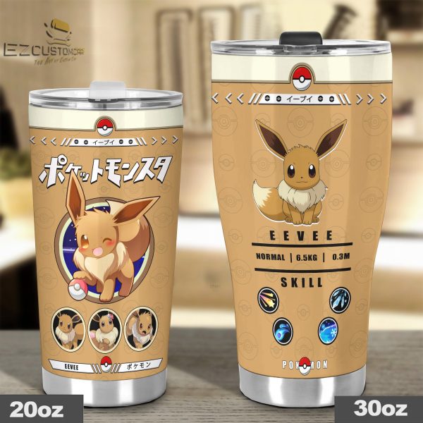 eevee travel mug ideal tumbler for your pokemon collections cxva7