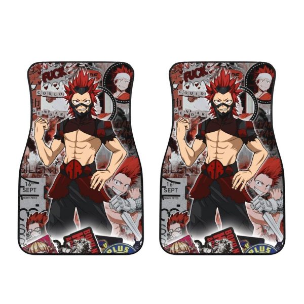 Eijiro Kirishima Manga Aesthetic Car Floor Mats Anime My Hero Academia