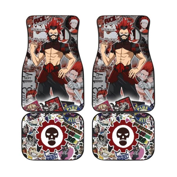 Eijiro Kirishima Manga Mix Anime Car Floor Mats Anime My Hero Academia