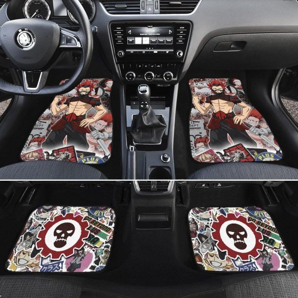 eijiro kirishima manga aesthetic car floor mats anime my hero academia tmqww