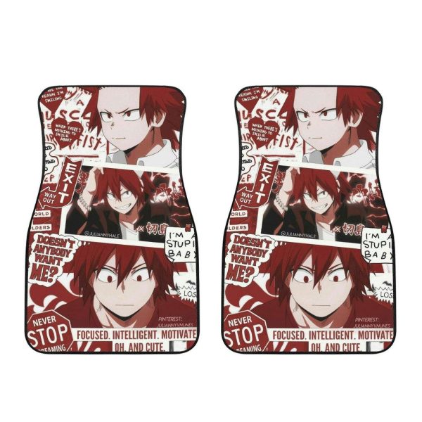 Eijiro Kirishima Manga Car Floor Mats Anime My Hero Academia Fan Gift
