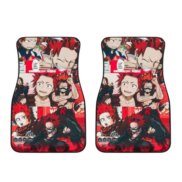 Eijiro Kirishima Manga Mix Anime Car Floor Mats Anime My Hero Academia