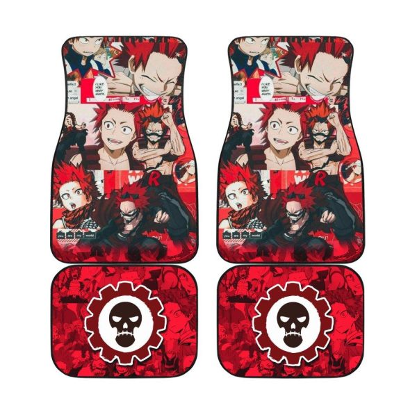 Eijiro Kirishima Manga Mix Anime Car Floor Mats Anime My Hero Academia
