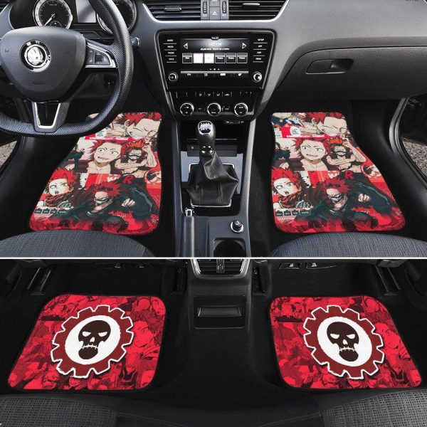 eijiro kirishima manga mix anime car floor mats anime my hero academia hddgo