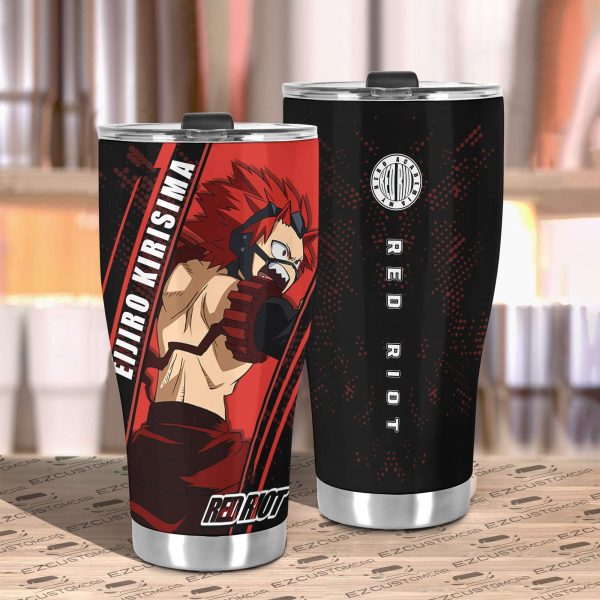 eijiro kirishima travel mug gift idea for my hero academia fans ixgxy
