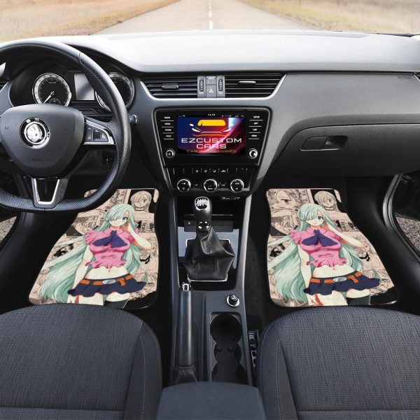 elizabeth liones car floor mats seven deadly sins anime car accessories abg8n