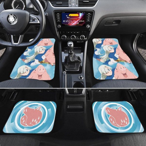 elizabeth liones car floor mats seven deadly sins anime car accessories kfgeh