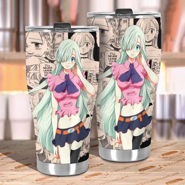 elizabeth liones car tumbler cup custom anime seven deadly sins car accessories crmqx