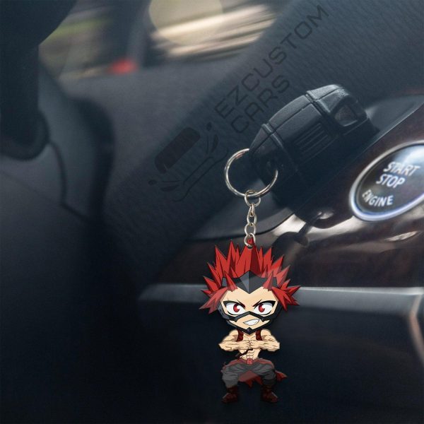 eljiro kirishima keychains custom my hero academia anime car accessories x6ybp