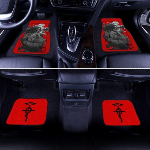elric brothers car floor mats custom fullmetal alchemist anime 50p1g