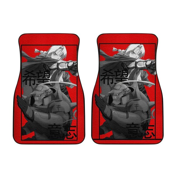 Elric Brothers Car Floor Mats Custom Fullmetal Alchemist Anime