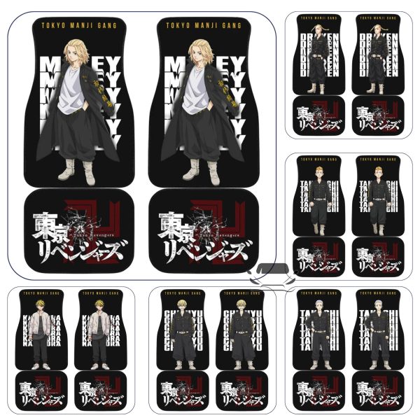 Embrace the Delinquent Spirit – Tokyo Revengers Car Floor Mats for True Fans