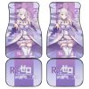 Emilia Re Zero Car Floor Mats Custom Anime Re:Zero Car Accessories