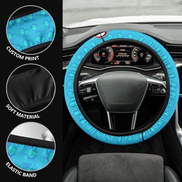 emu demon slayers anime steering wheel cover anime car accessoriesdd zs3e4