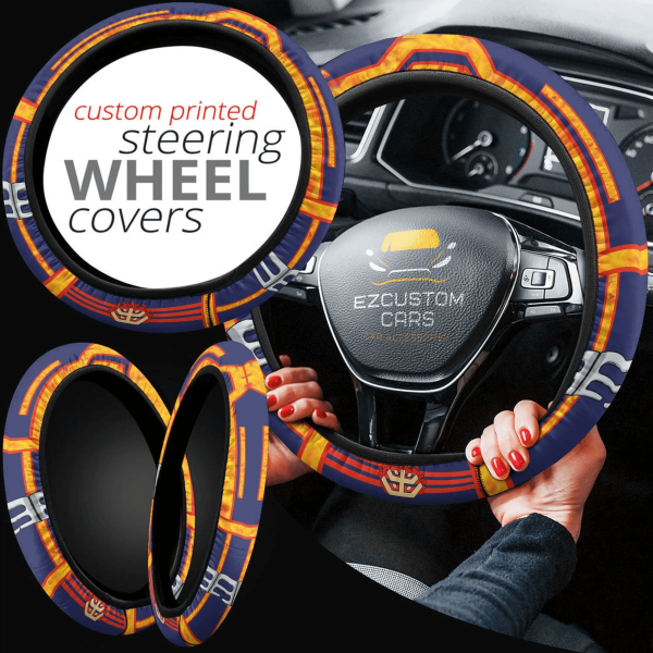 endeavor anime steering wheel cover custom anime my hero academia car accessories kjrn7