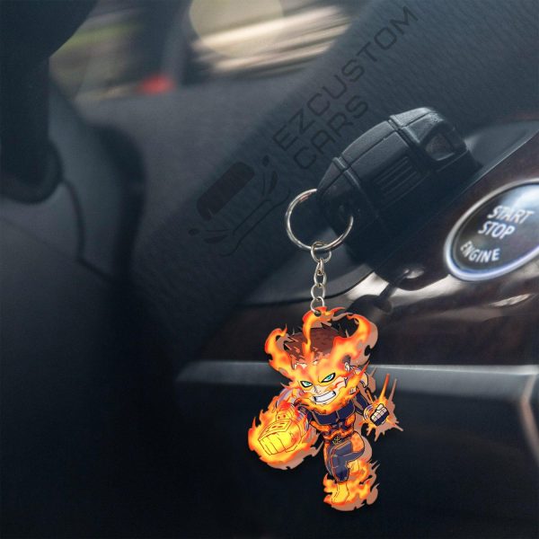 endeavor keychains custom my hero academia anime car accessories h5ay7
