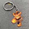 Endeavor Keychains Custom My Hero Academia Anime Car Accessories