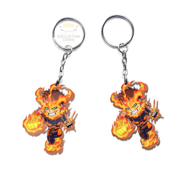 endeavor keychains custom my hero academia anime car accessories lqplj