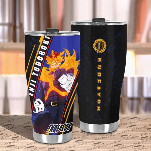 endeavor travel mug gift idea for my hero academia fans xejod