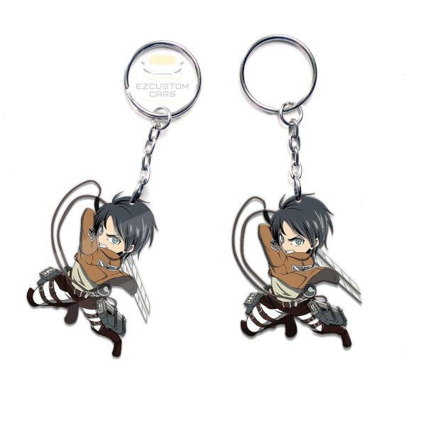 eren jaeger keychains attack on titan yf7ex