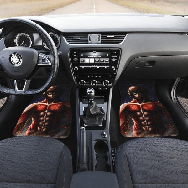 eren titan attack on titans car floor mats 2dxjw