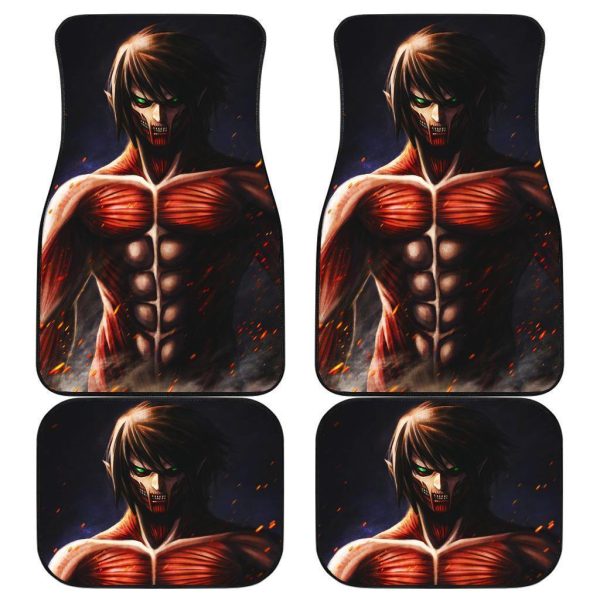 Attack On Titan Car Floor Mats Titan Fighting